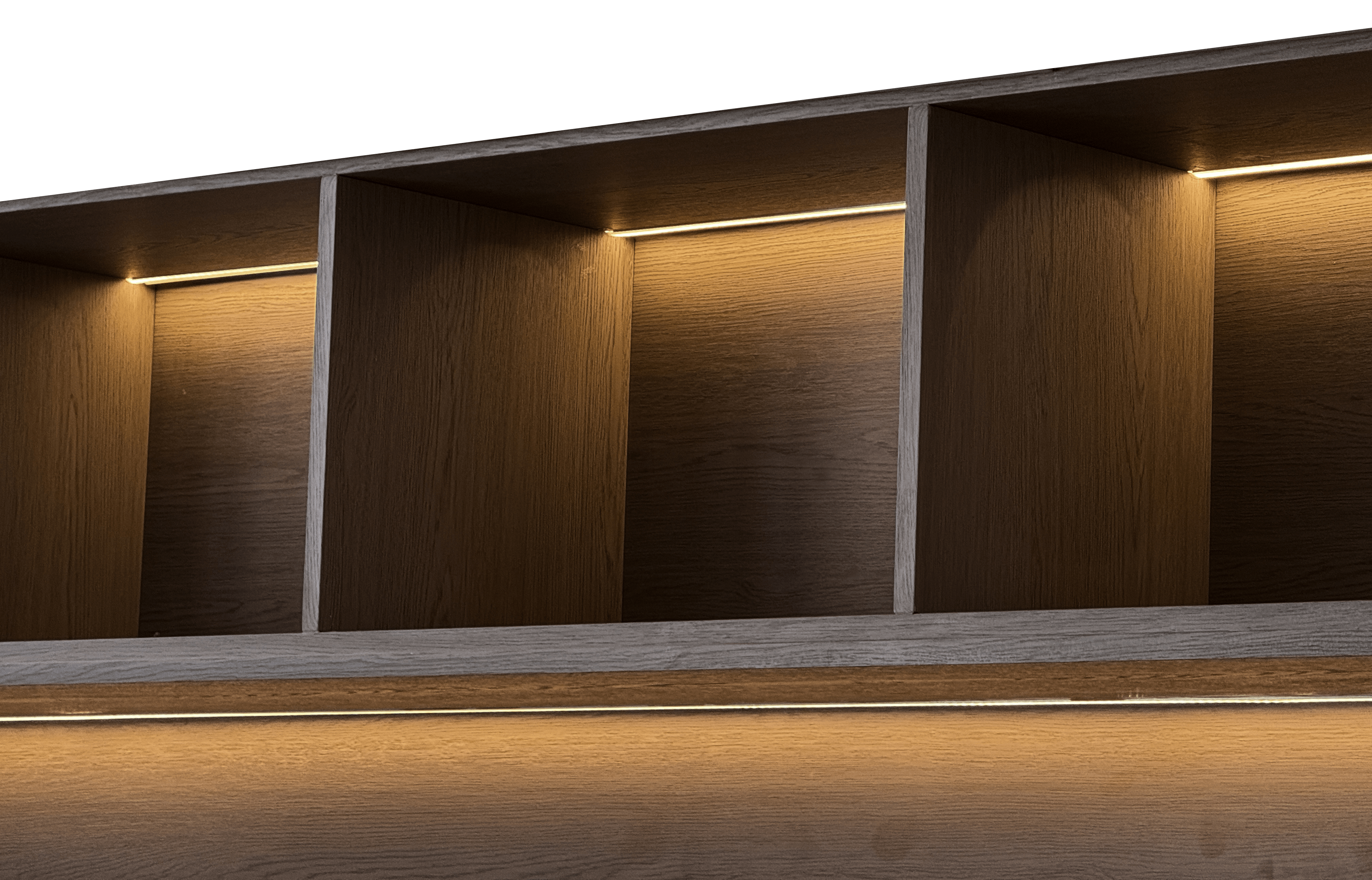 Modern curved architectural building with glass facade